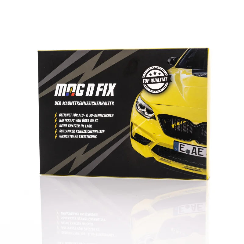 Twistnfix MAGNFIX Magnet-Kennzeichenhalter inklusive Zulassung