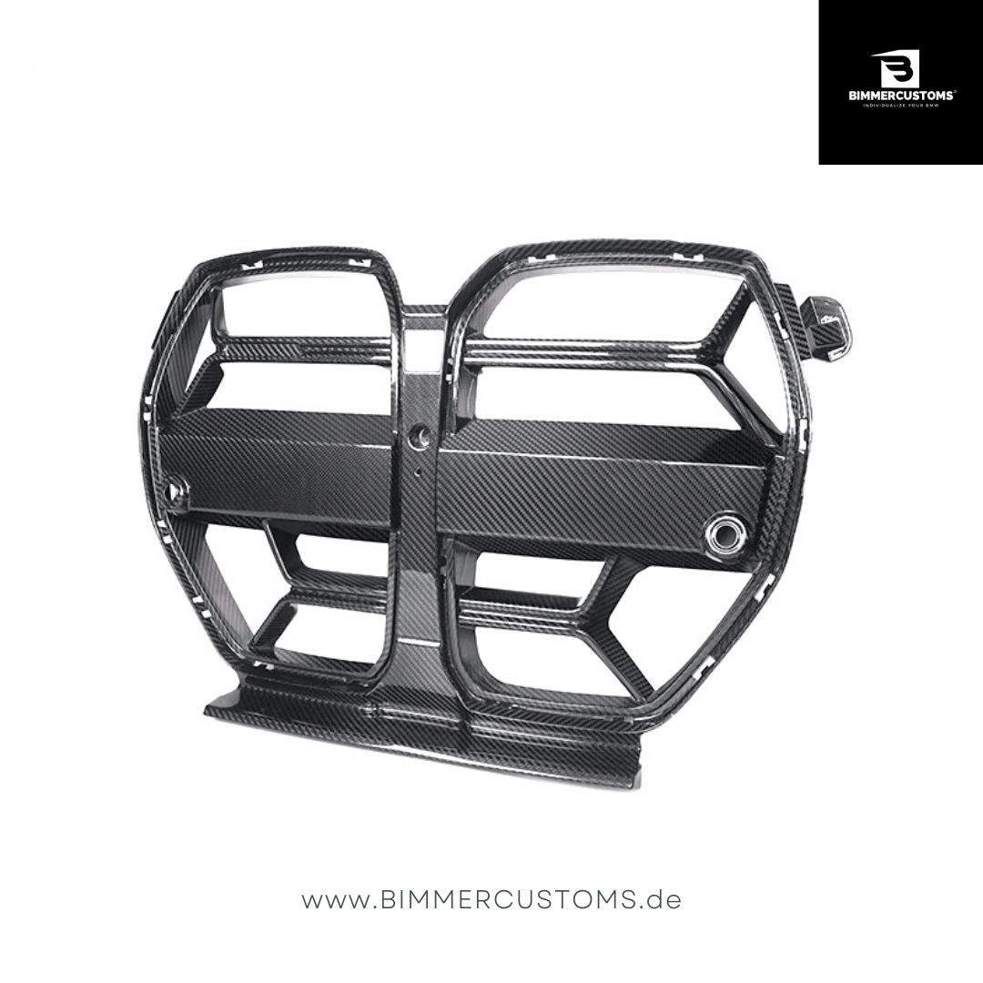 BIMMERCUSTOMS CARBON NIEREN CSL STYLE FRONTGRILL PASSEND FÜR BMW M3 M4 G80 G82 G83 - Image 4
