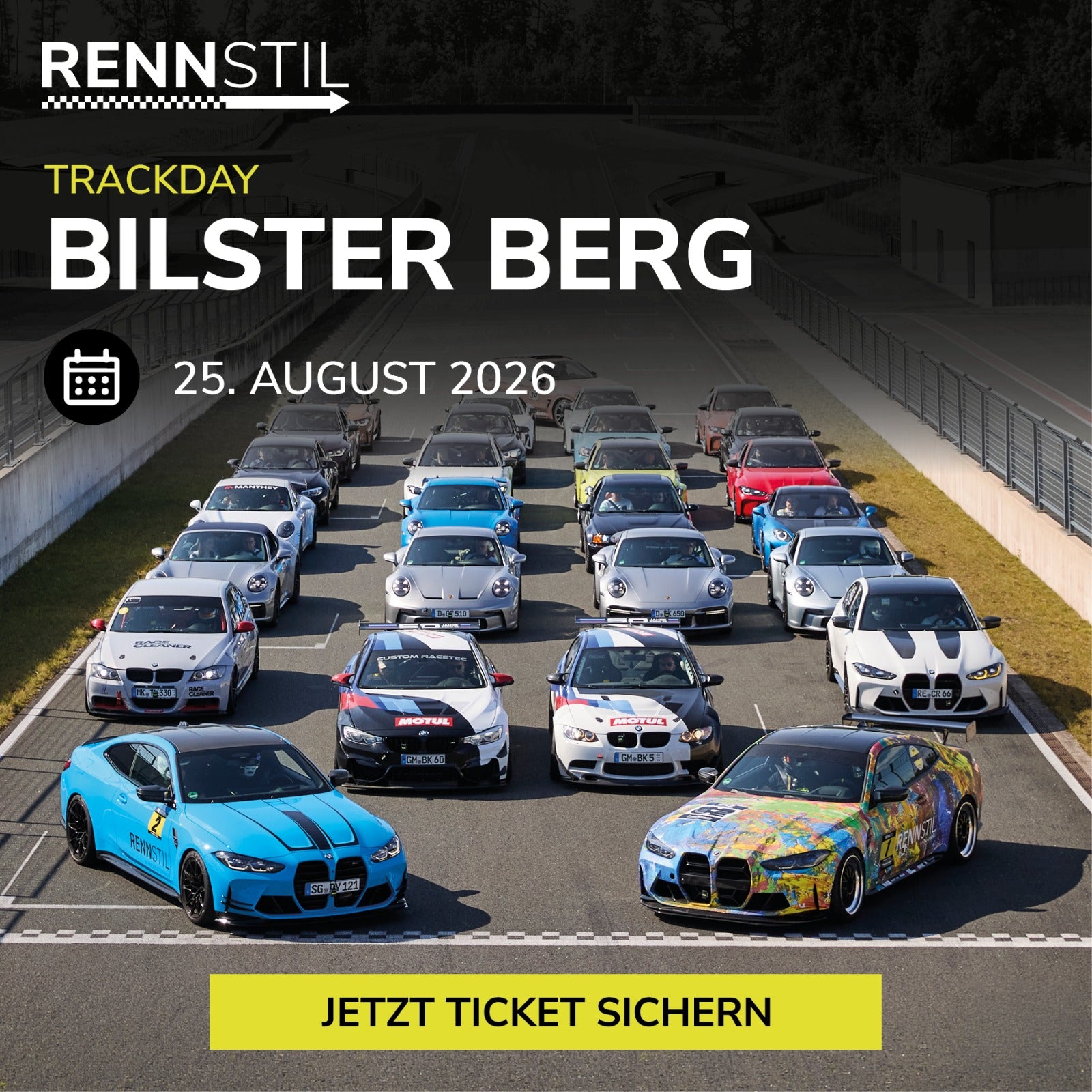 RENNSTIL Trackday 25. August 2026