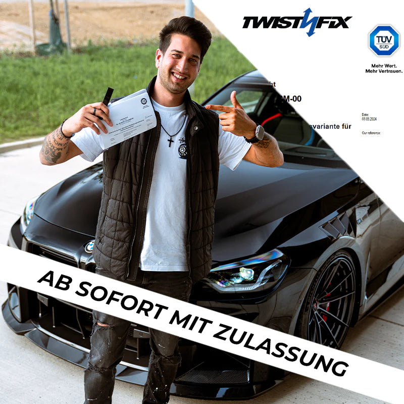 Twistnfix MAGNFIX Magnet-Kennzeichenhalter inklusive Zulassung
