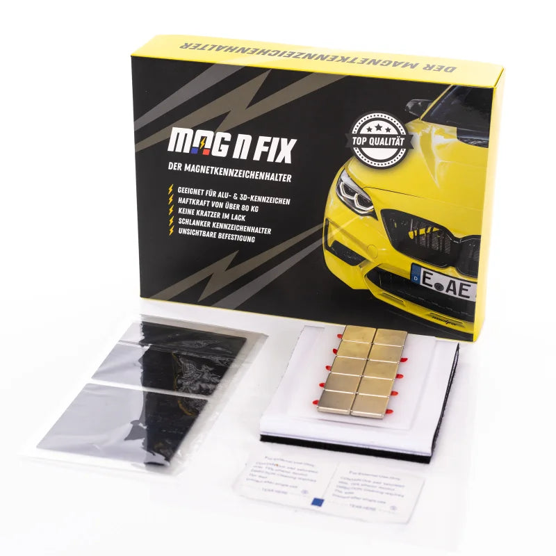 Twistnfix MAGNFIX Magnet-Kennzeichenhalter inklusive Zulassung